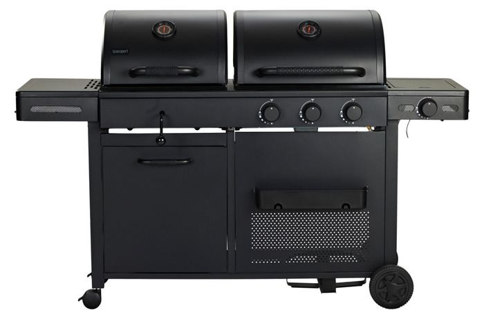 Gasolgrill 3 brännare + 1 sidobrännare 12,95 kW Grillexpert